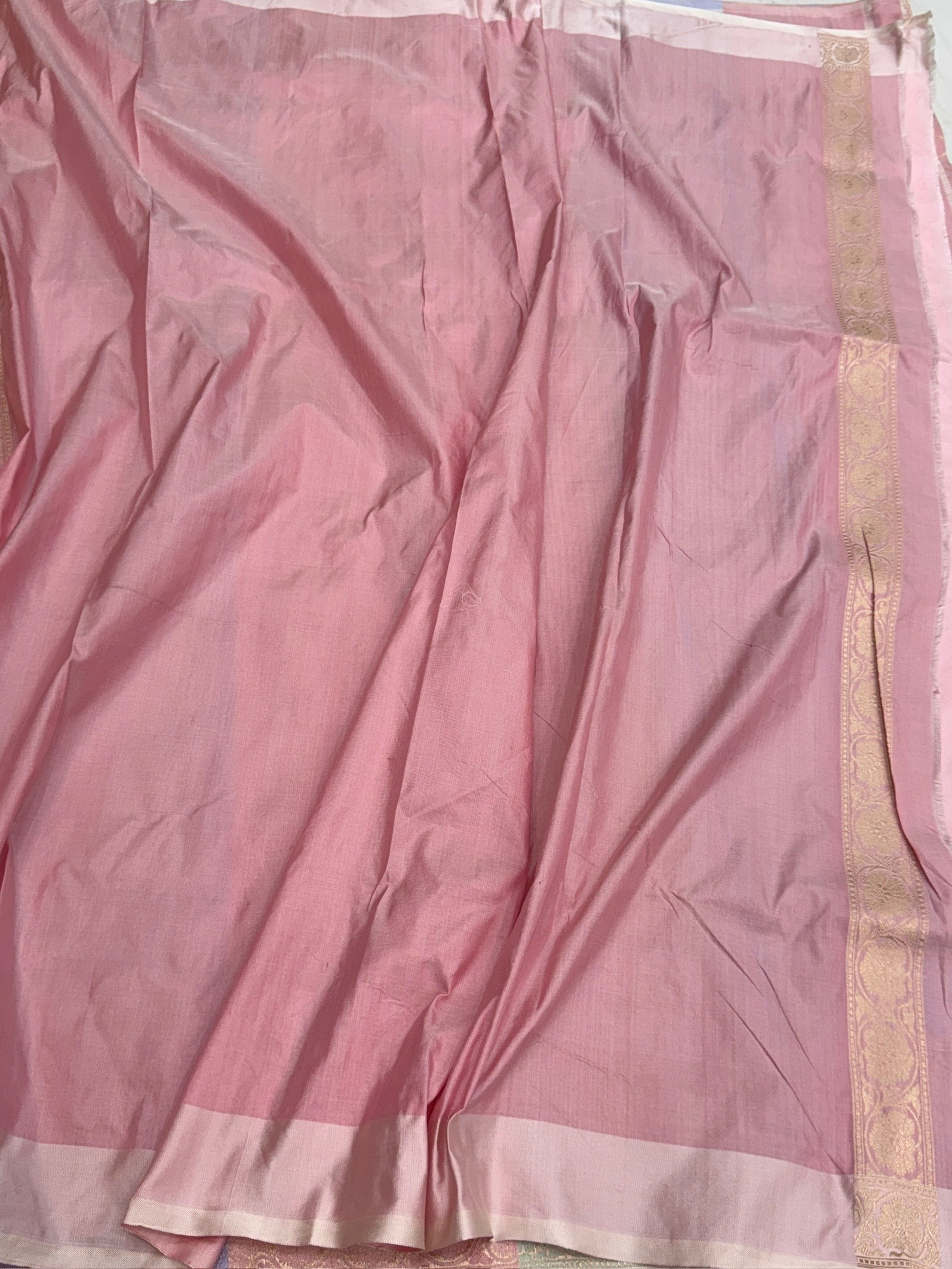 Multicolour Banarasi Pure Silk Saree – Cutwork Weave in 100% Pure Katan Silk