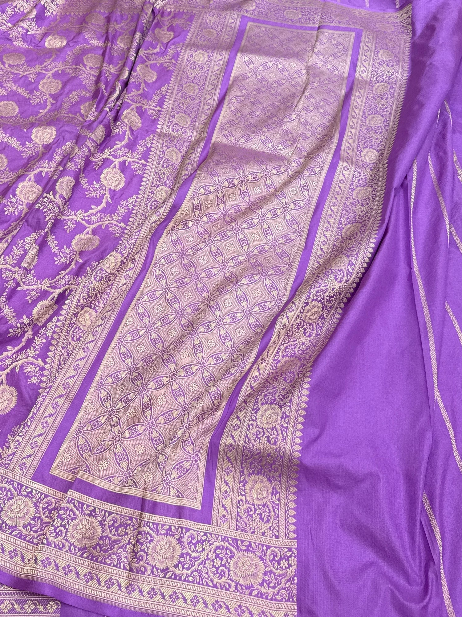 Banarasi Pure Katan Silk Saree | Pure Silk | Cutwork Technique | Banarasi Katan Silk Saree