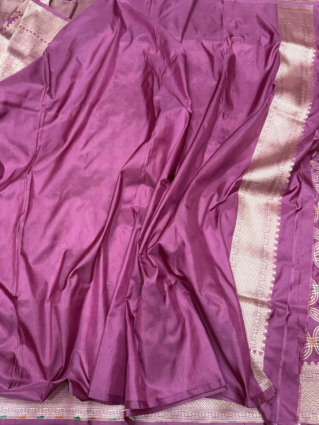 Gajiri Pink Banarasi Minakari Pure Katan Silk Saree | Pure Silk | Minakari Work | Cutwork Technique | Banarasi Katan Silk Saree