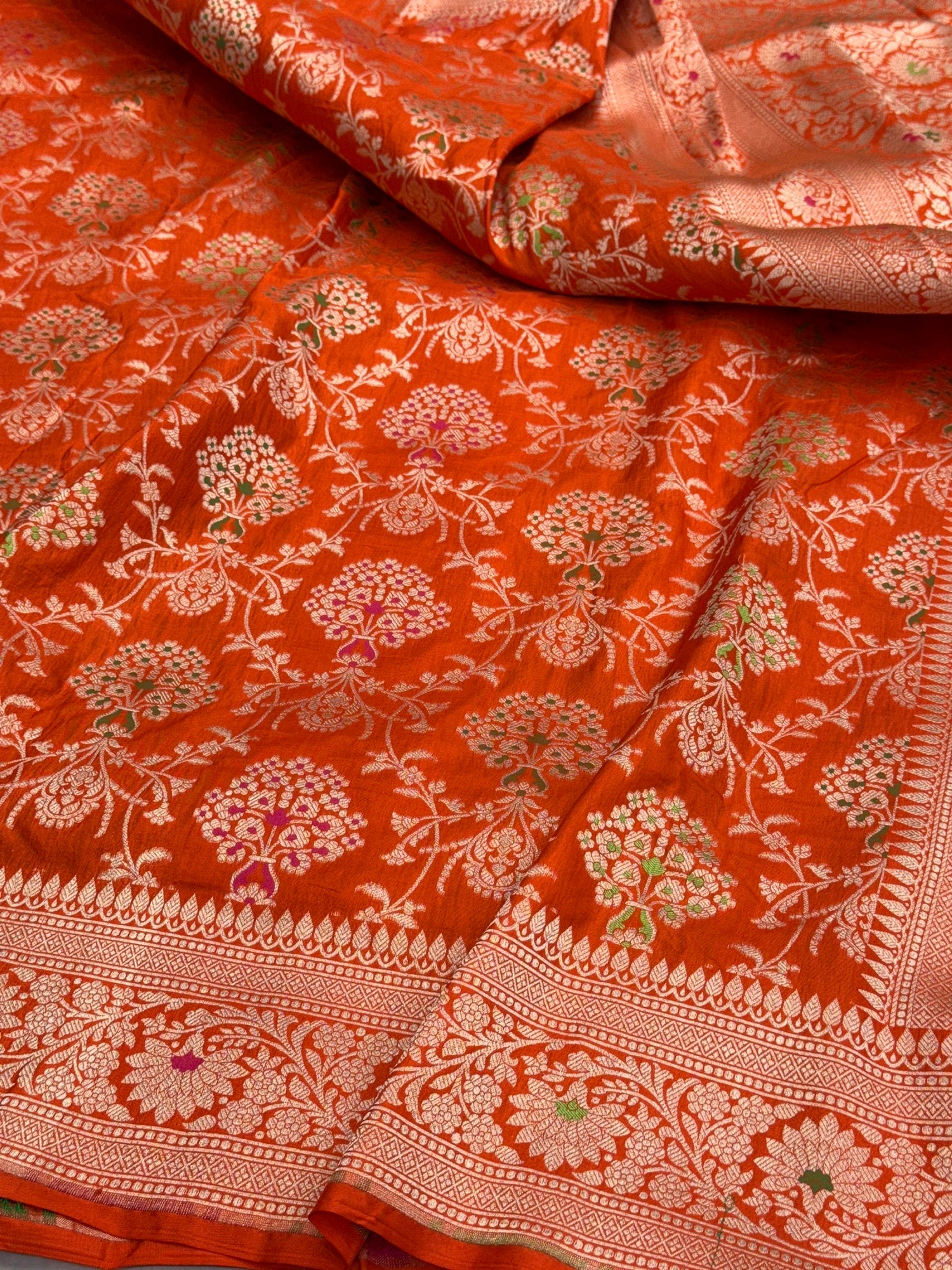 Banarasi Minakari Pure Katan Silk Saree