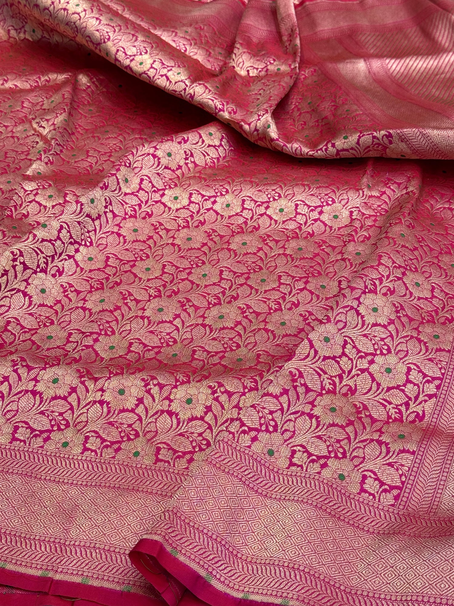 Banarasi Minakari Pure Silk Brocade Saree