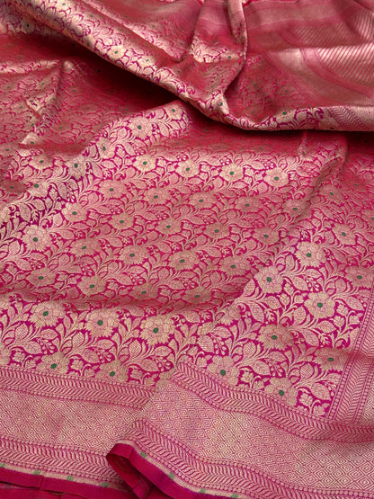 Banarasi Minakari Pure Silk Brocade Saree