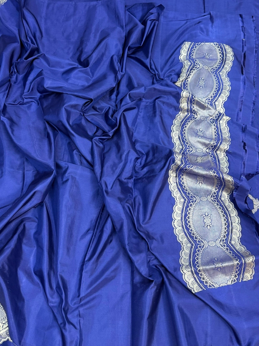 Royal Blue Handwoven Banarasi Silk Saree