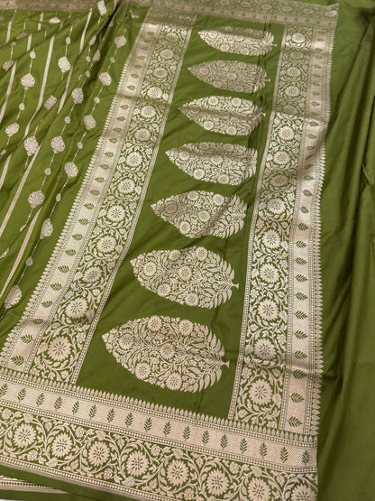 Banarasi Pure Katan Silk Saree | Pure Silk | Cutwork Technique | Banarasi Katan Silk Saree