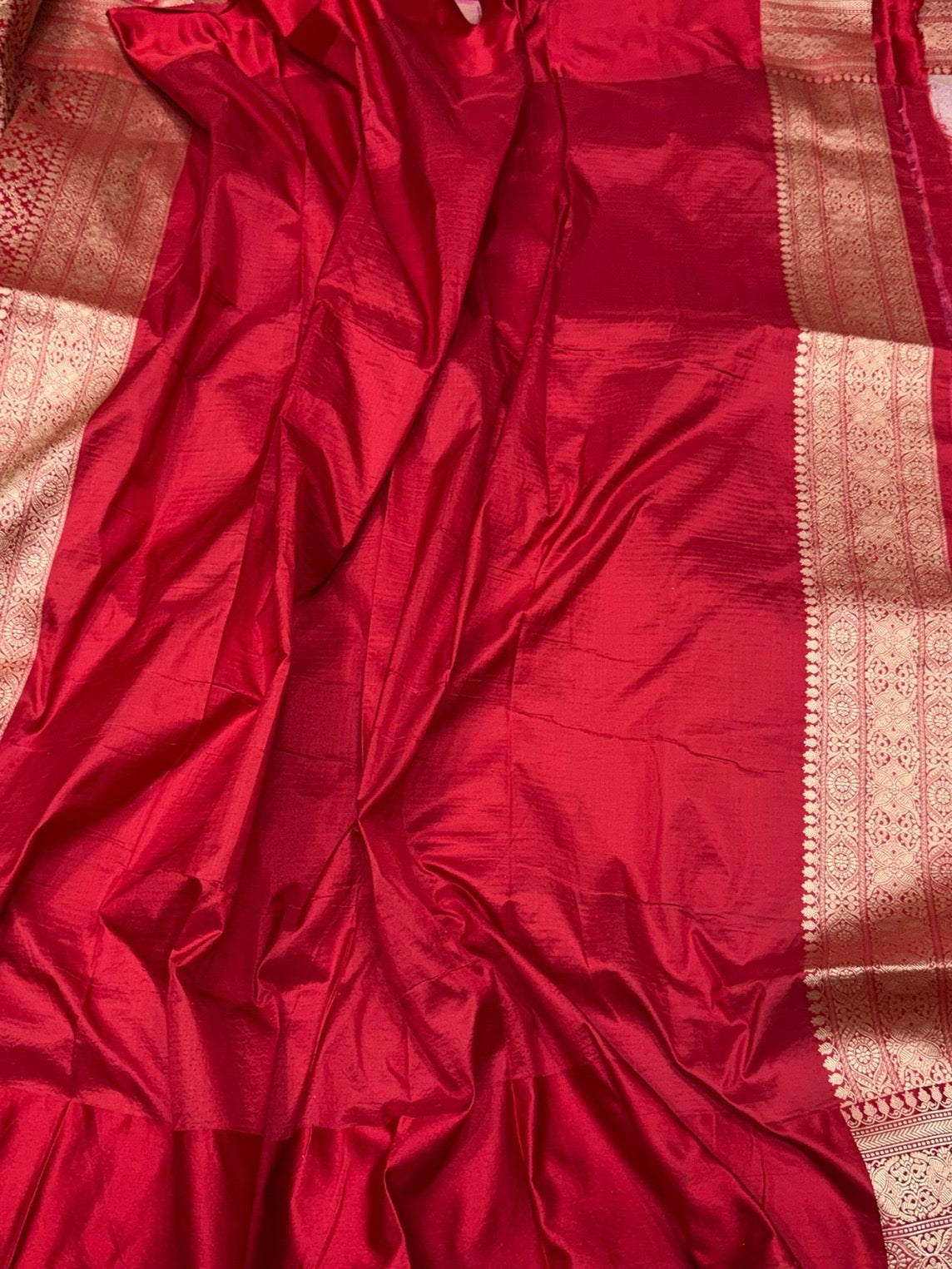 Pastel Pink Handwoven Pure Banarasi Rangkaat Silk Saree – Cutwork Weave in 100% Pure Katan Silk