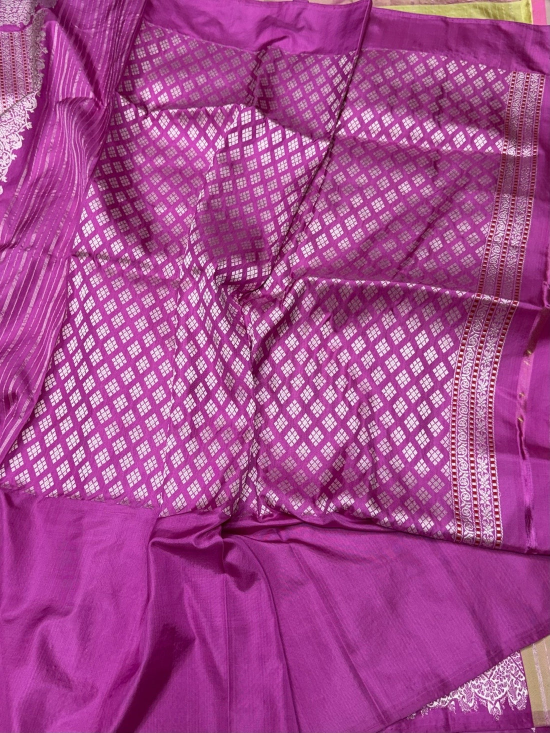 Pista Green Handwoven Pure Banarasi Ektara Silk Saree