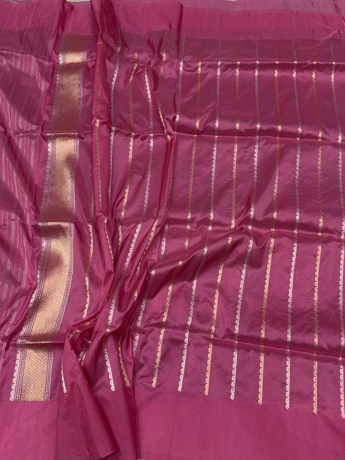Green Handwoven Pure Banarasi Organza Silk Saree