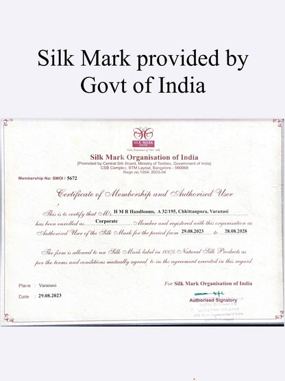 Red Handwoven Pure Banarasi Rangkaat Silk Saree