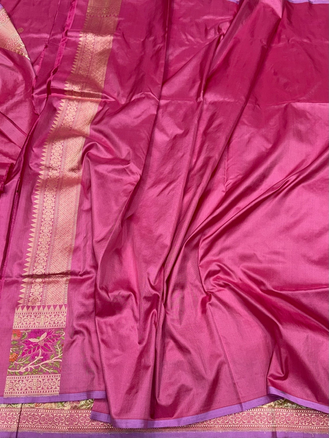 Gajiri Pink Handwoven Pure Banarasi Silk Saree