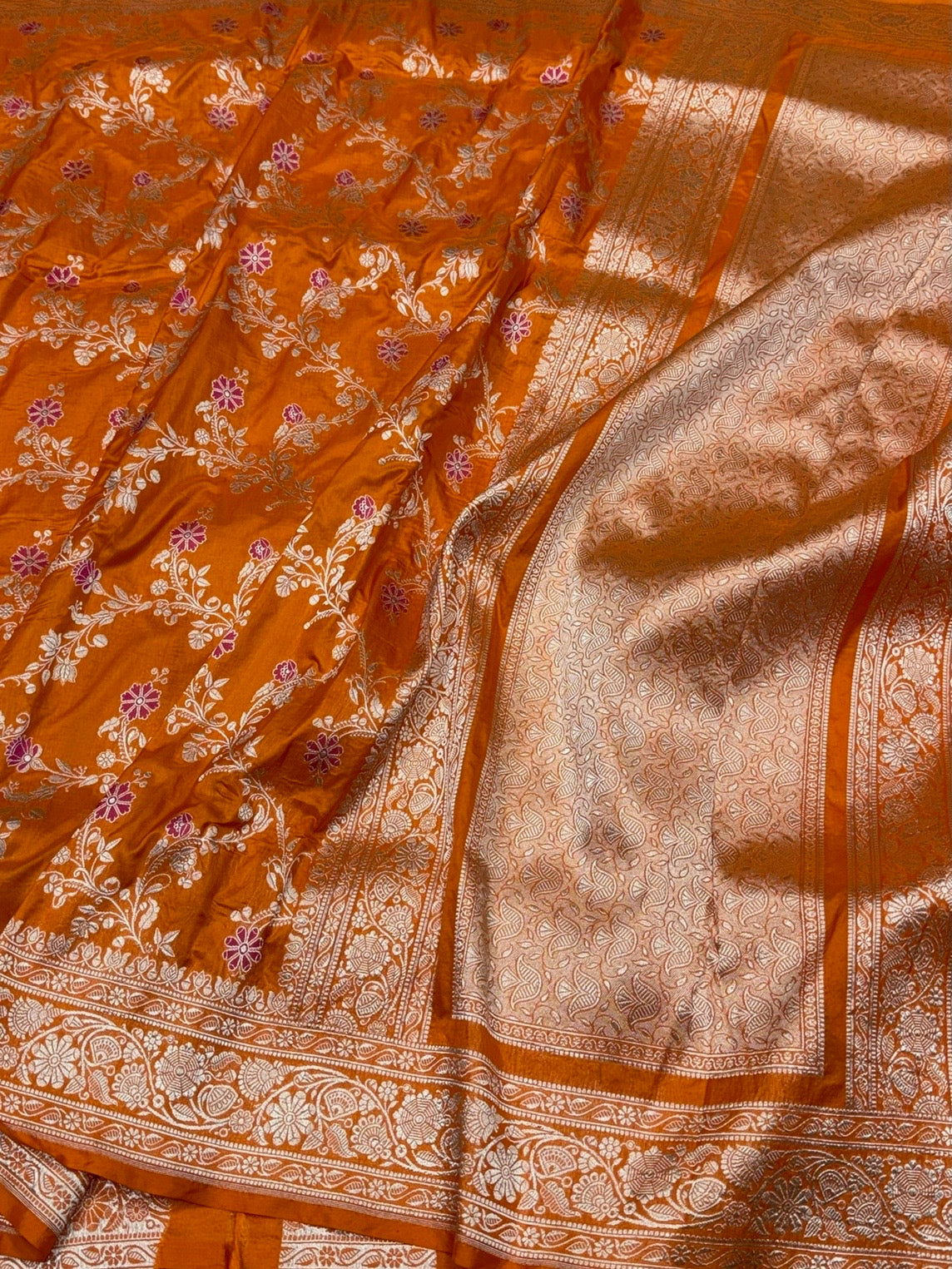 Banarasi Minakari Pure Katan Silk Saree