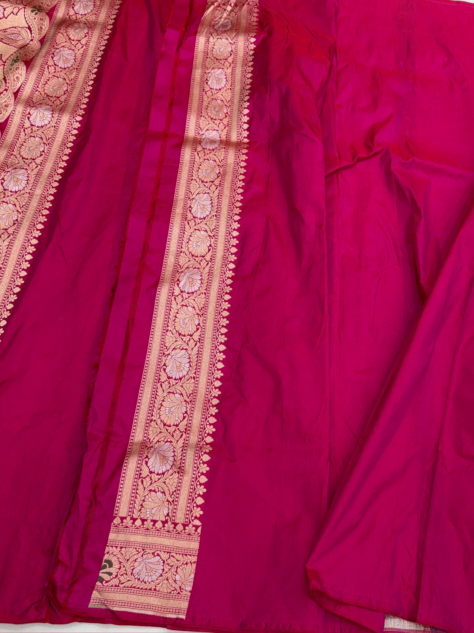 Banarasi Minakari Pure Katan Silk Saree | Pure Silk | Minakari Work | Cutwork Technique | Banarasi Katan Silk Saree