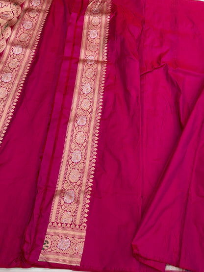 Banarasi Minakari Pure Katan Silk Saree