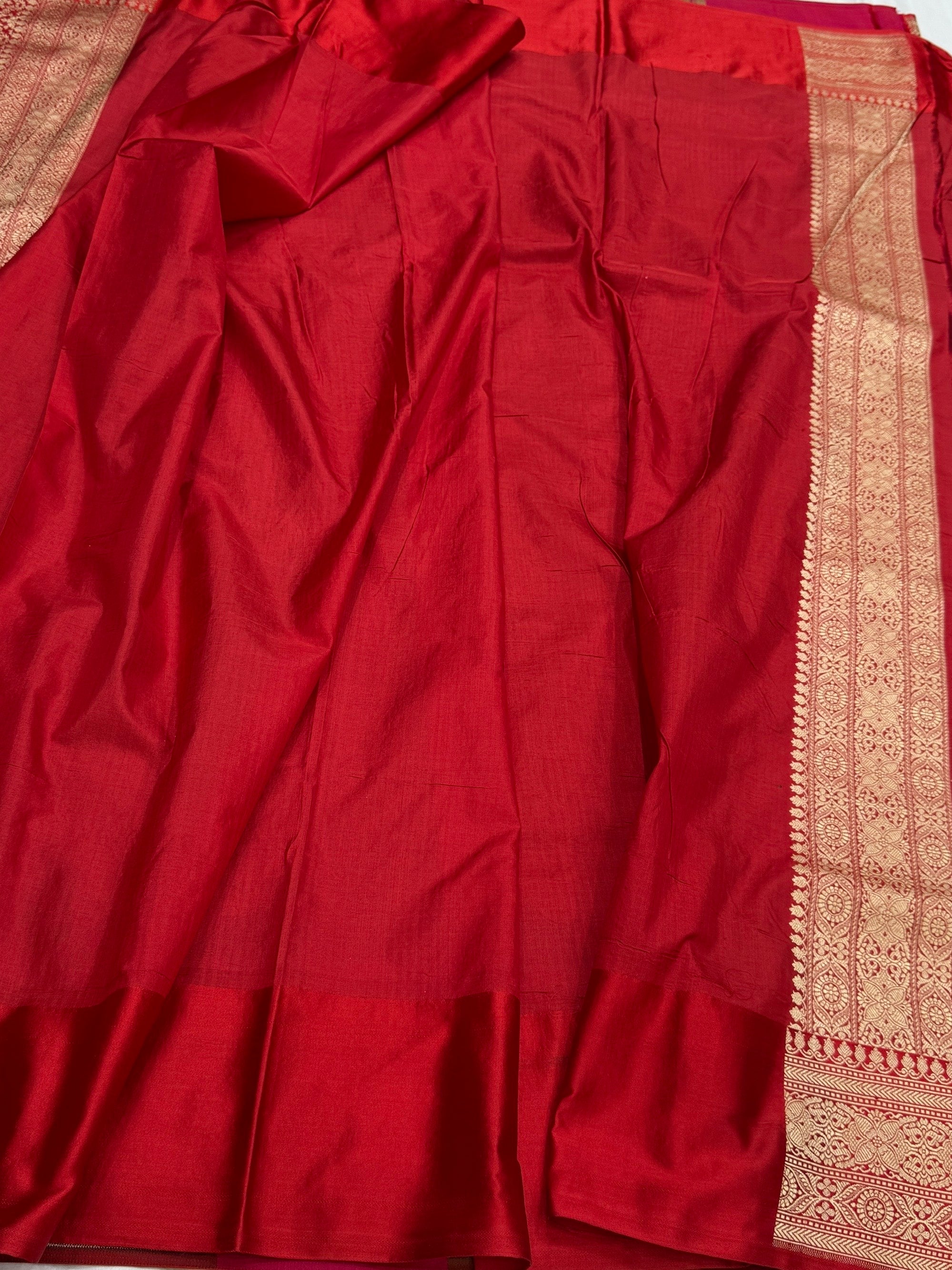 Multicolour Banarasi Pure Silk Saree – Cutwork Weave in 100% Pure Katan Silk