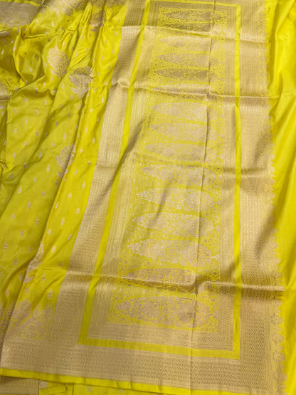 Banarasi Pure Katan Silk Saree | Pure Silk | Cutwork Technique | Banarasi Katan Silk Saree