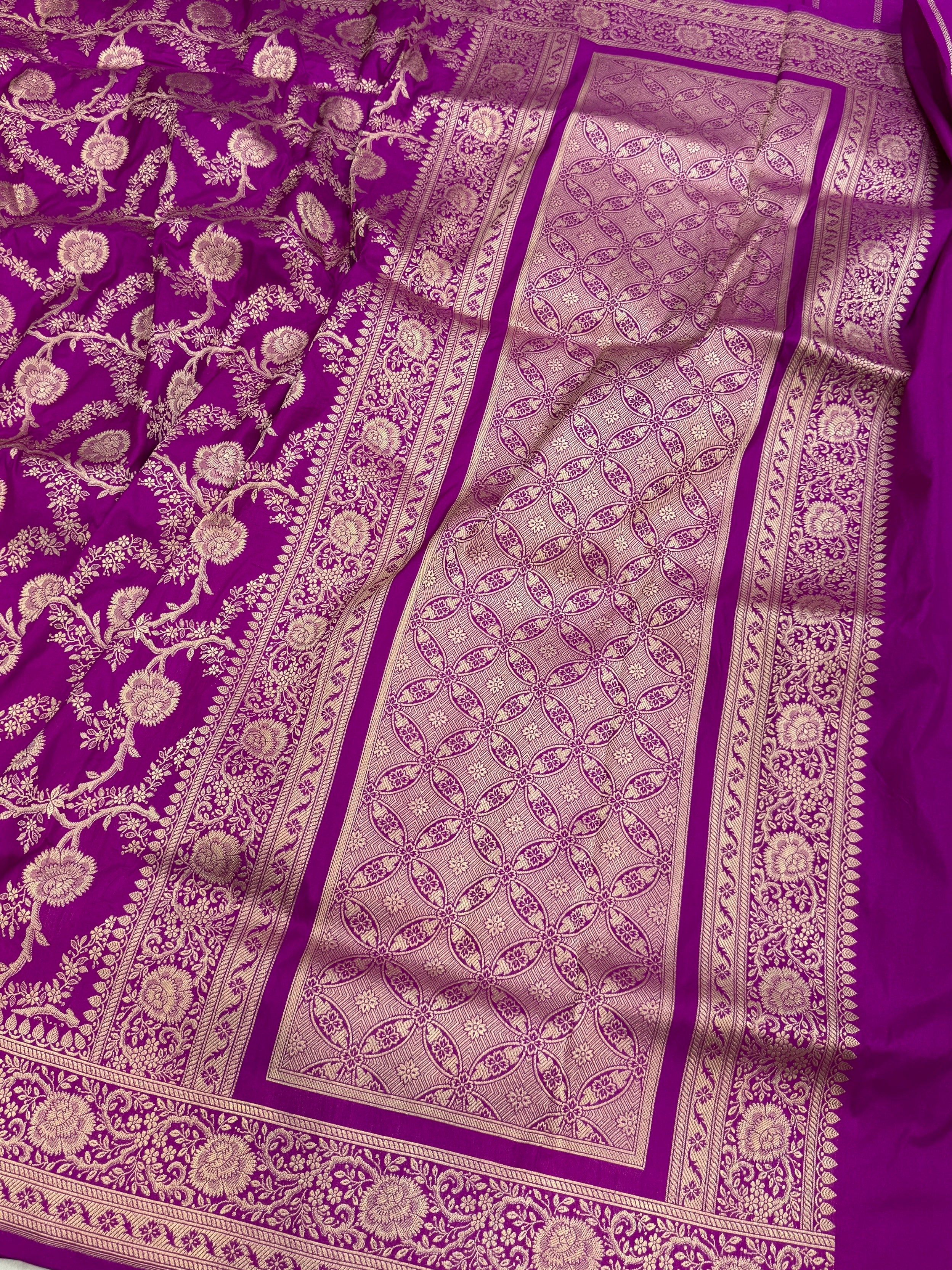 Banarasi Pure Katan Silk Saree | Pure Silk | Cutwork Technique | Banarasi Katan Silk Saree
