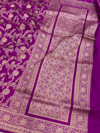 Banarasi Pure Katan Silk Saree | Pure Silk | Cutwork Technique | Banarasi Katan Silk Saree