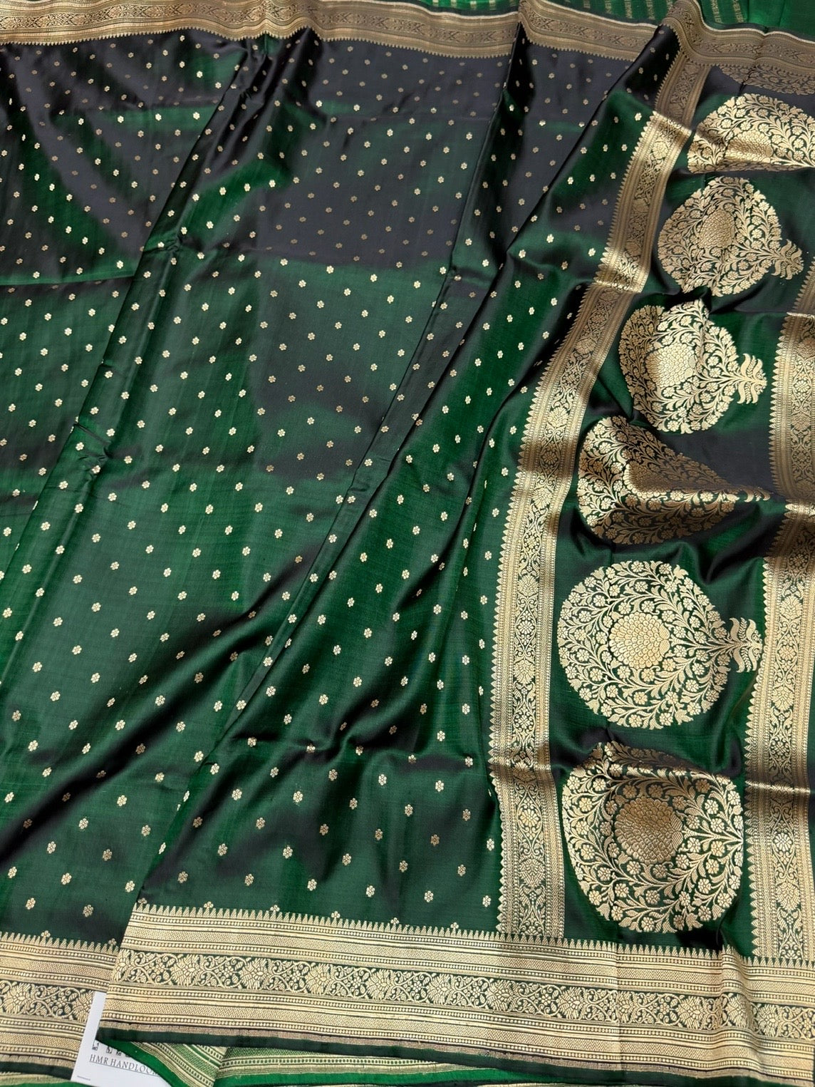 Banarasi Vintage Pure Satin Silk Saree