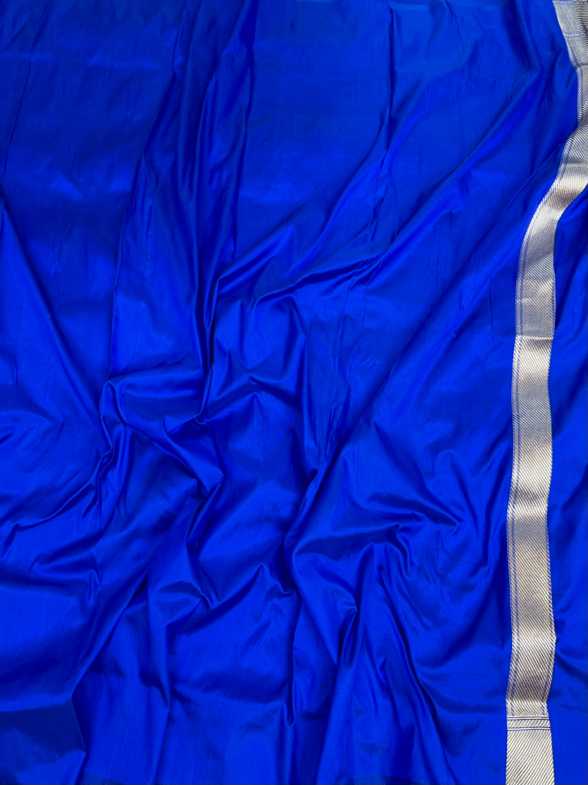 Royal Blue Handwoven Pure Banarasi Katan Silk Saree