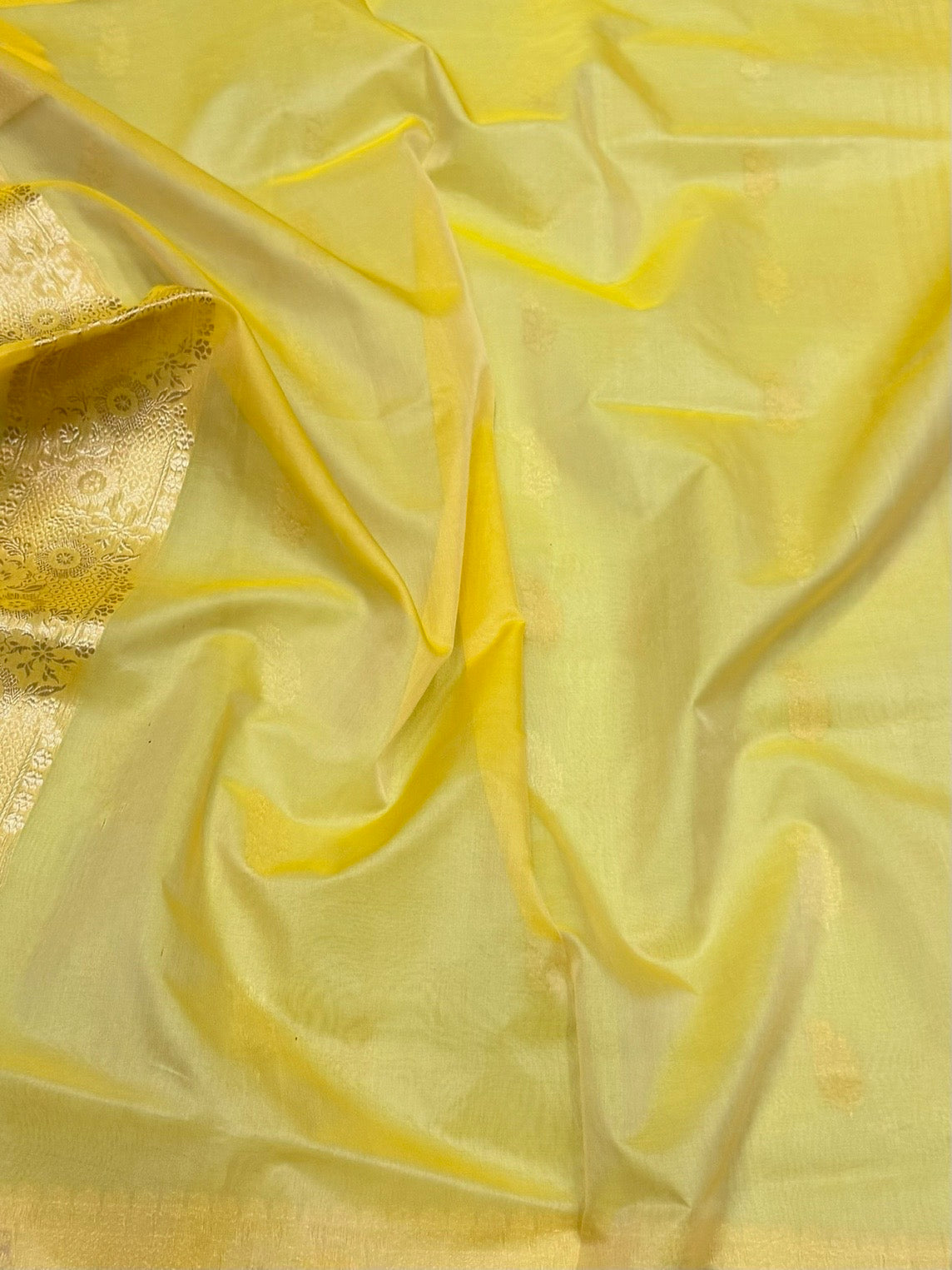 Ocean Blue Handwoven Banarasi Pure Organza Silk Saree