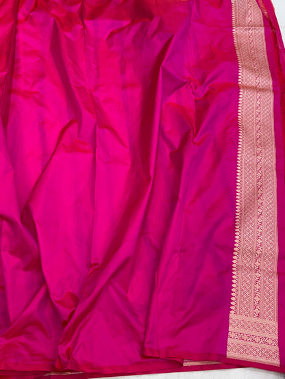 Banarasi Minakari Pure Katan Silk Saree | Pure Silk | Minakari Work | Cutwork Technique | Banarasi Katan Silk Saree