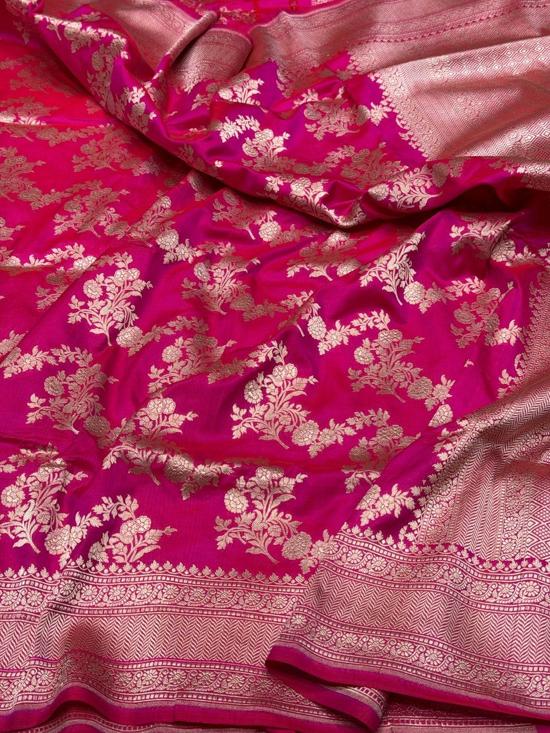 Banarasi Pure Katan Silk Saree | Pure Silk | Cutwork Technique | Banarasi Katan Silk Saree