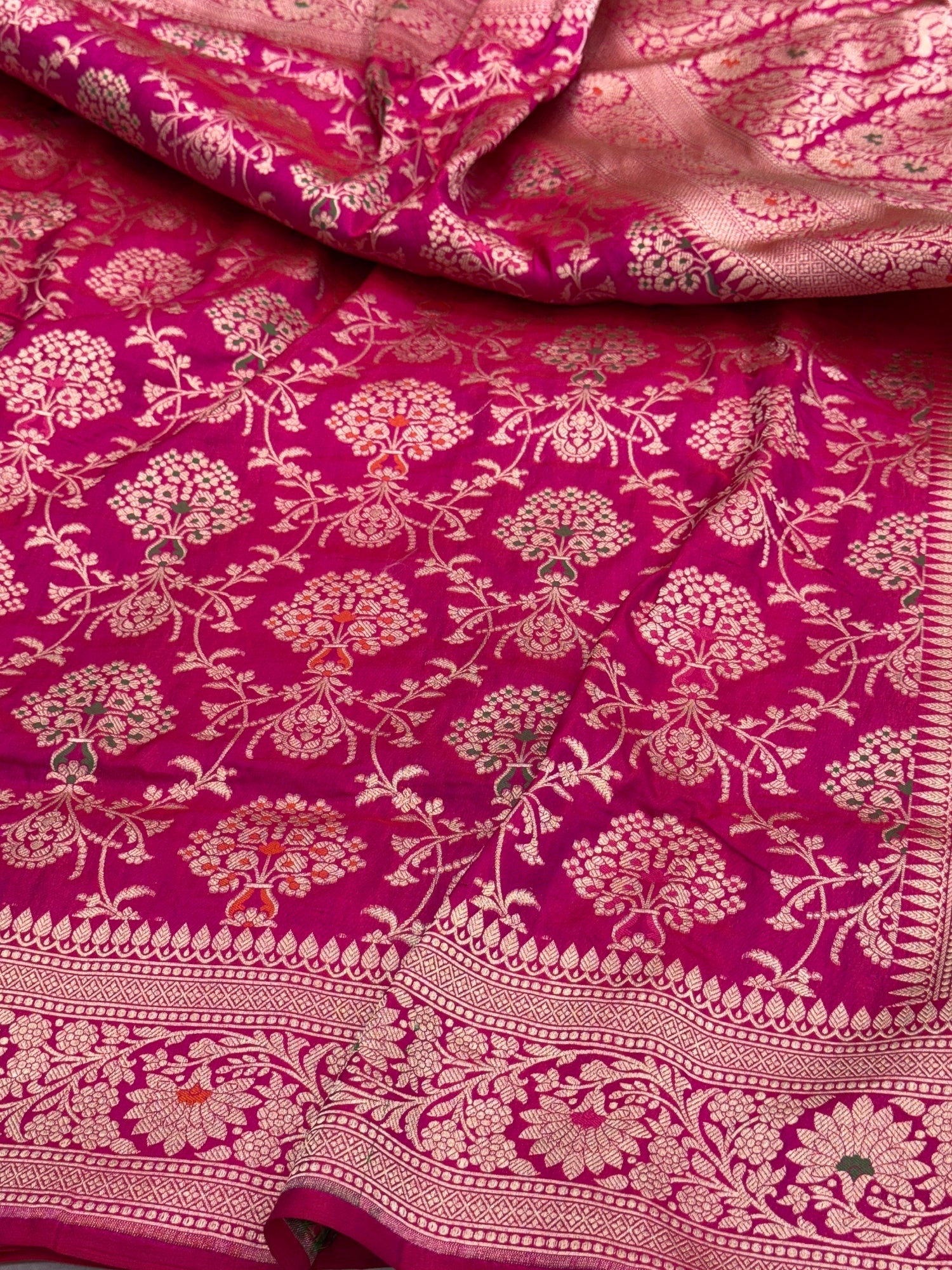 Banarasi Minakari Pure Katan Silk Saree
