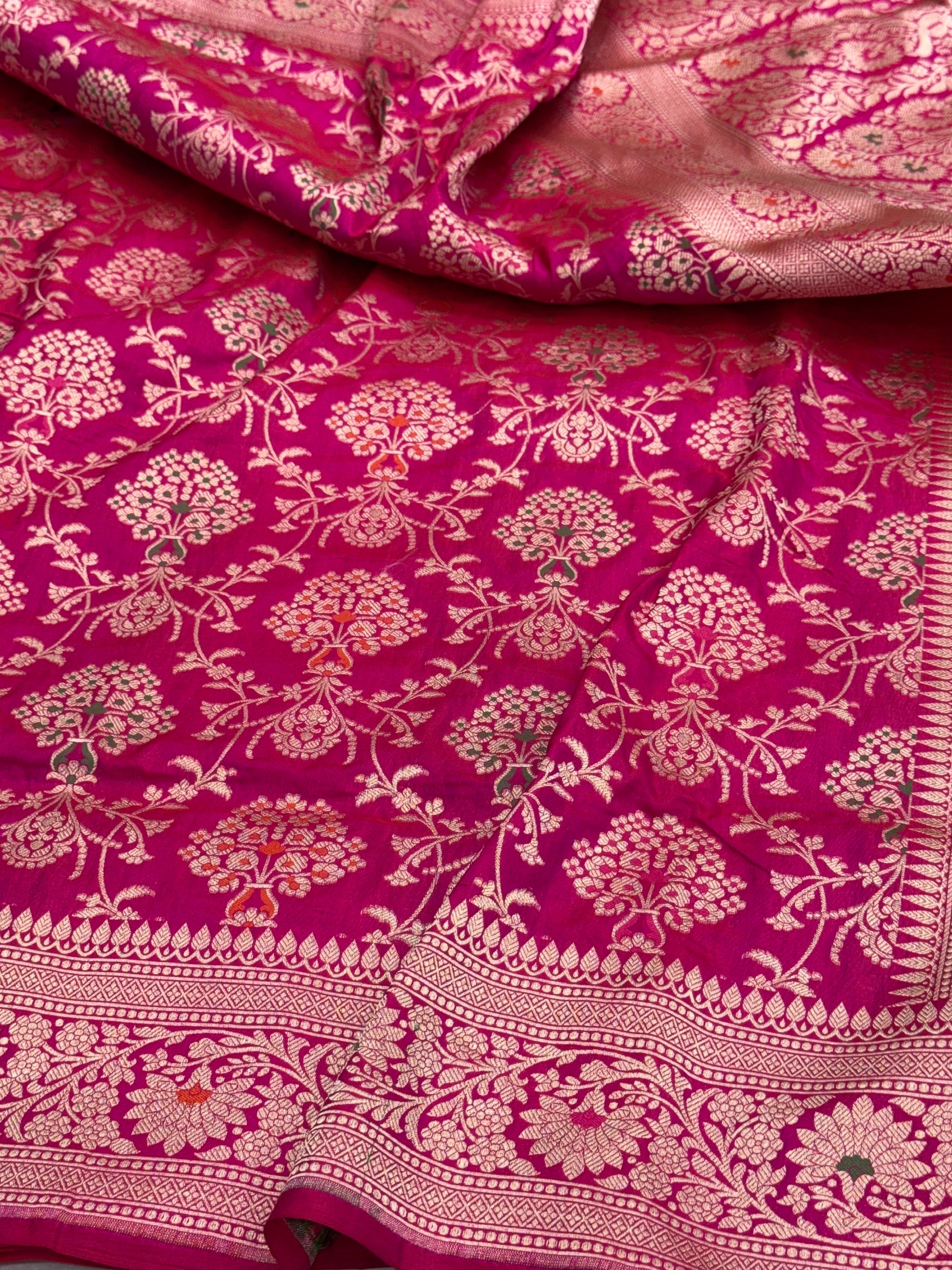 Banarasi Minakari Pure Katan Silk Saree