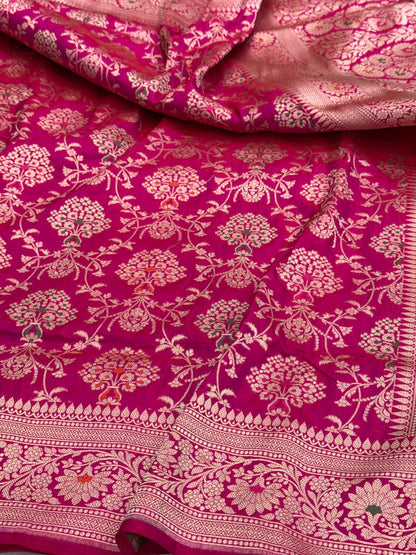 Banarasi Minakari Pure Katan Silk Saree
