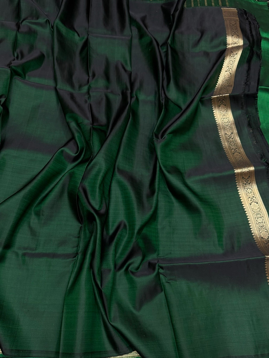 Banarasi Vintage Pure Satin Silk Saree