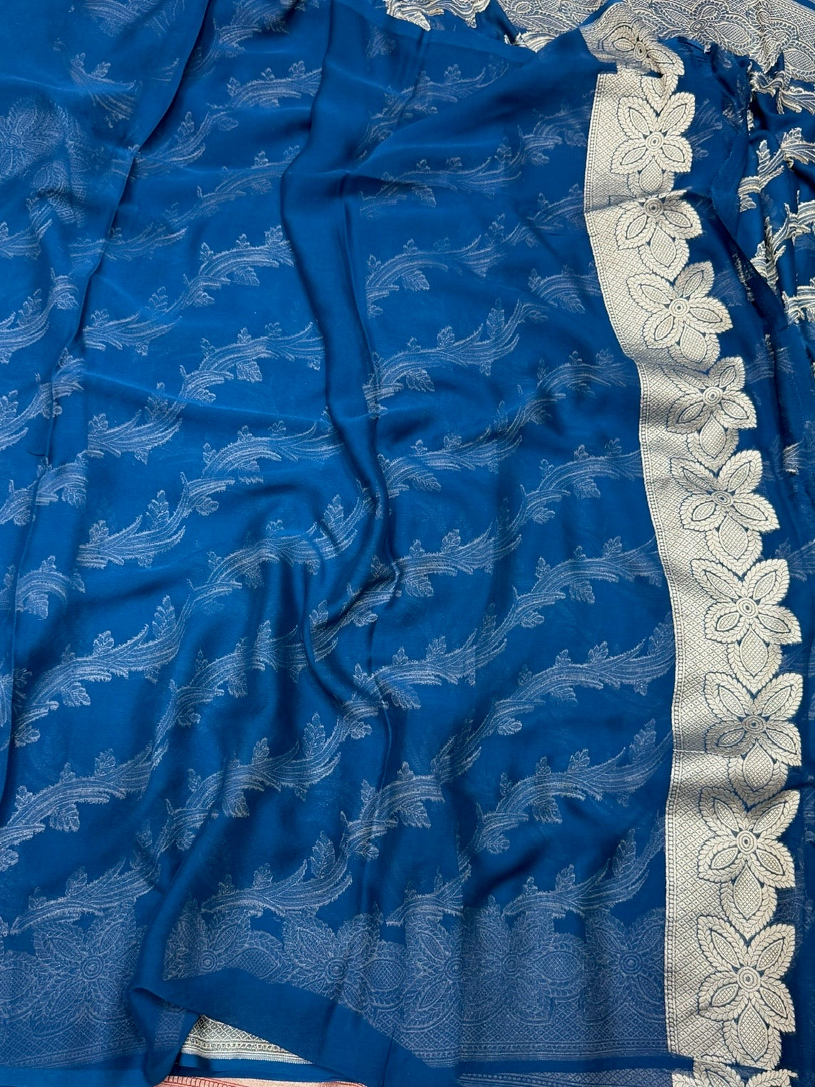 Banarasi Pure Chiffon Georgette Saree