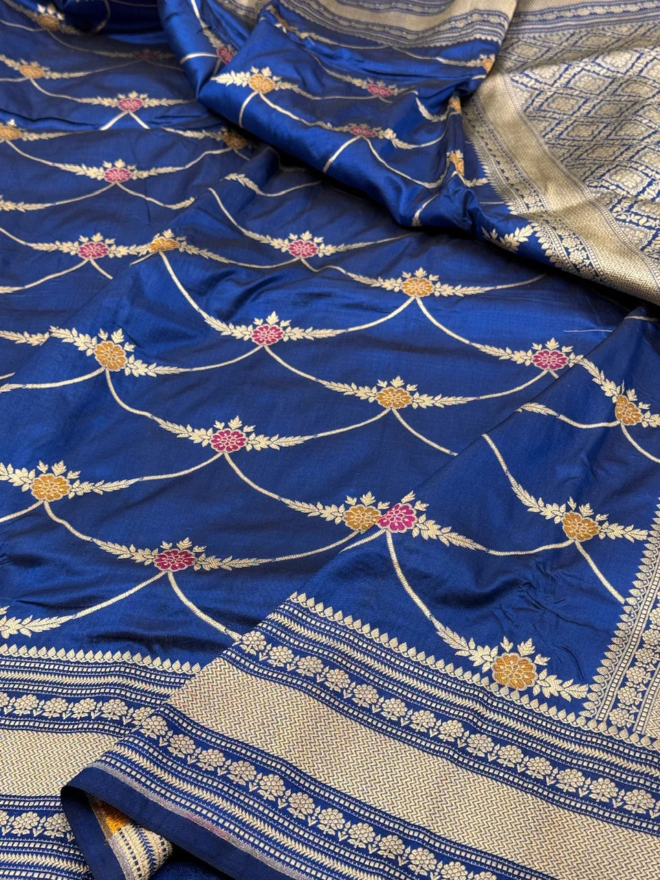 Minakari Pure Banarasi Silk Saree