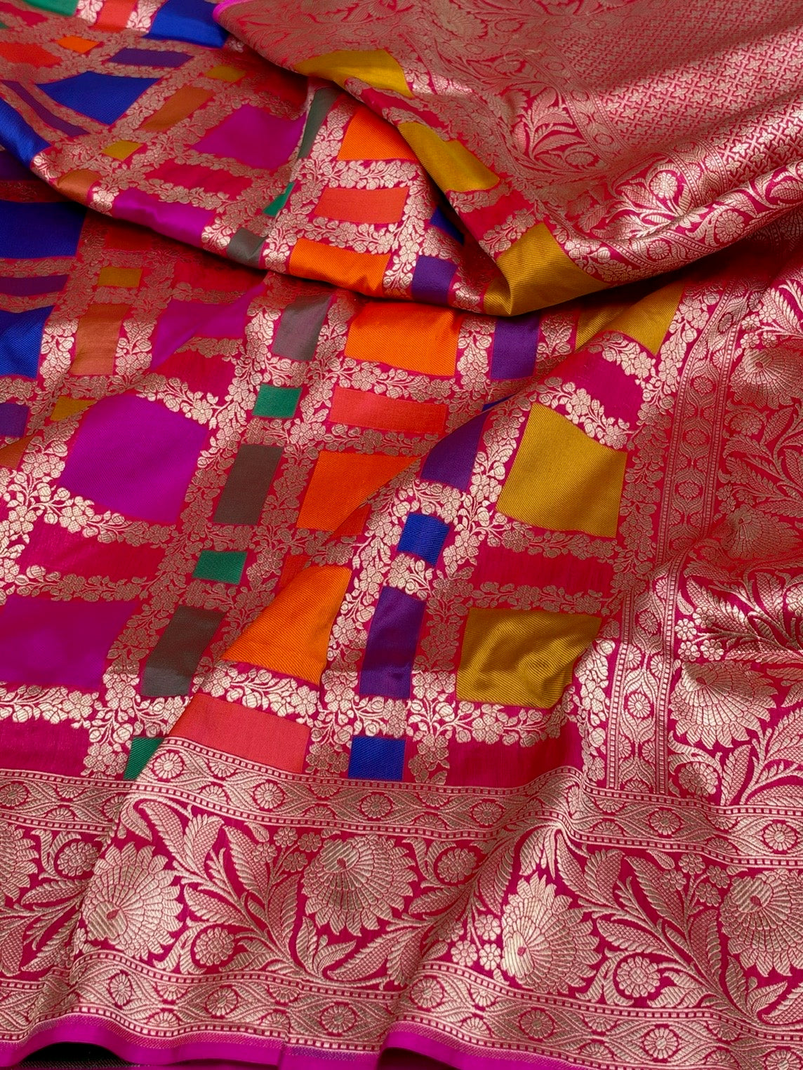 Banarasi Rangkaat Pure Katan Silk Saree