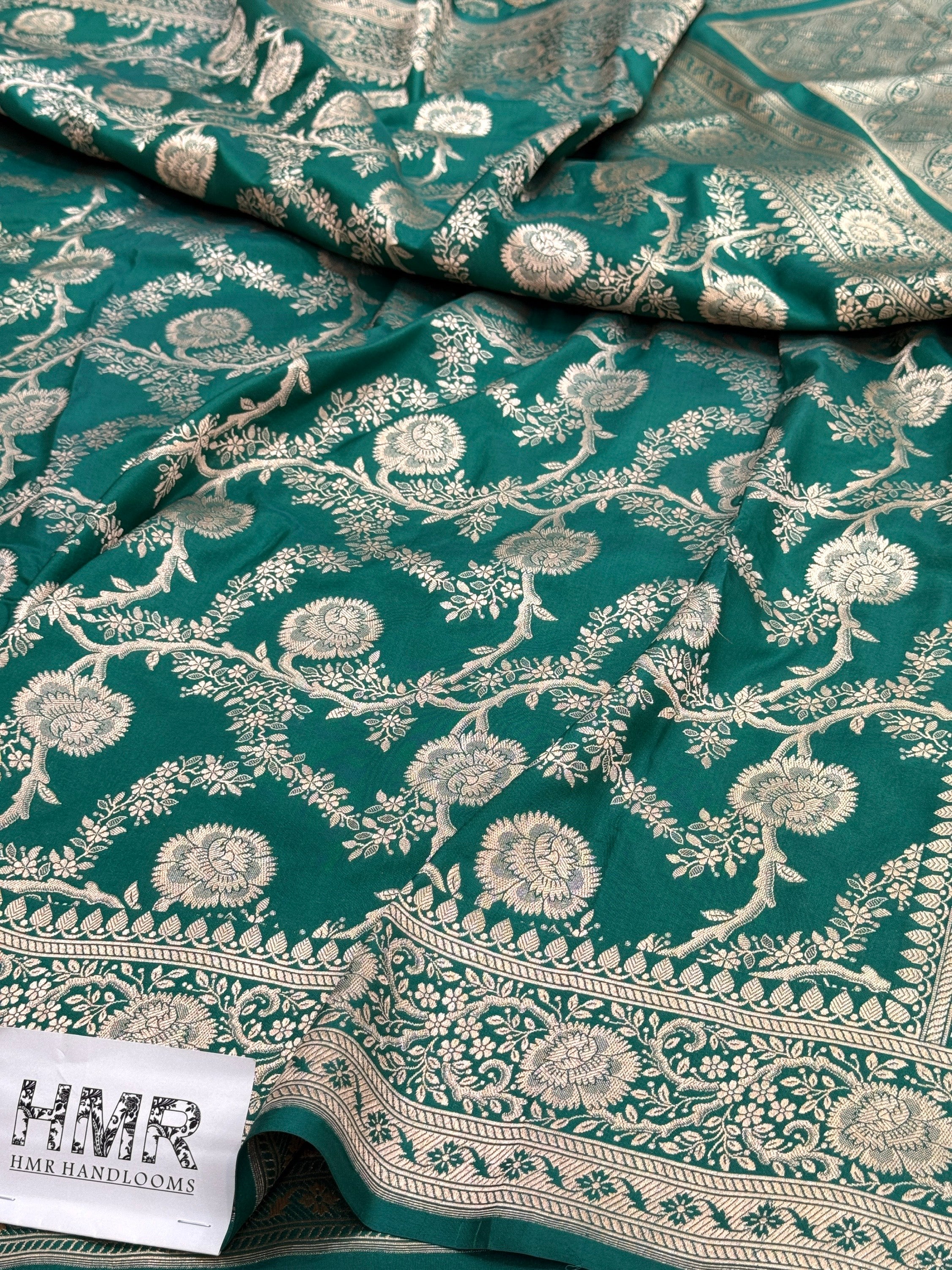 Banarasi Pure Katan Silk Saree | Pure Silk | Cutwork Technique | Banarasi Katan Silk Saree
