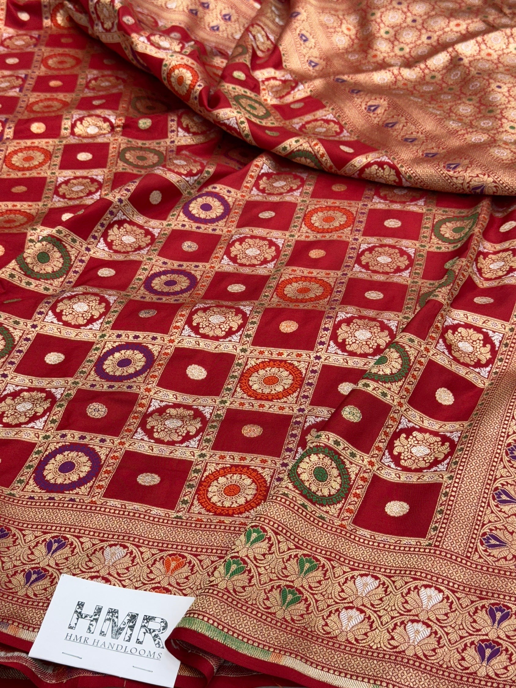 Banarasi Minakari Pure Katan Silk Saree | Pure Silk | Minakari Work | Cutwork Technique | Banarasi Katan Silk Saree