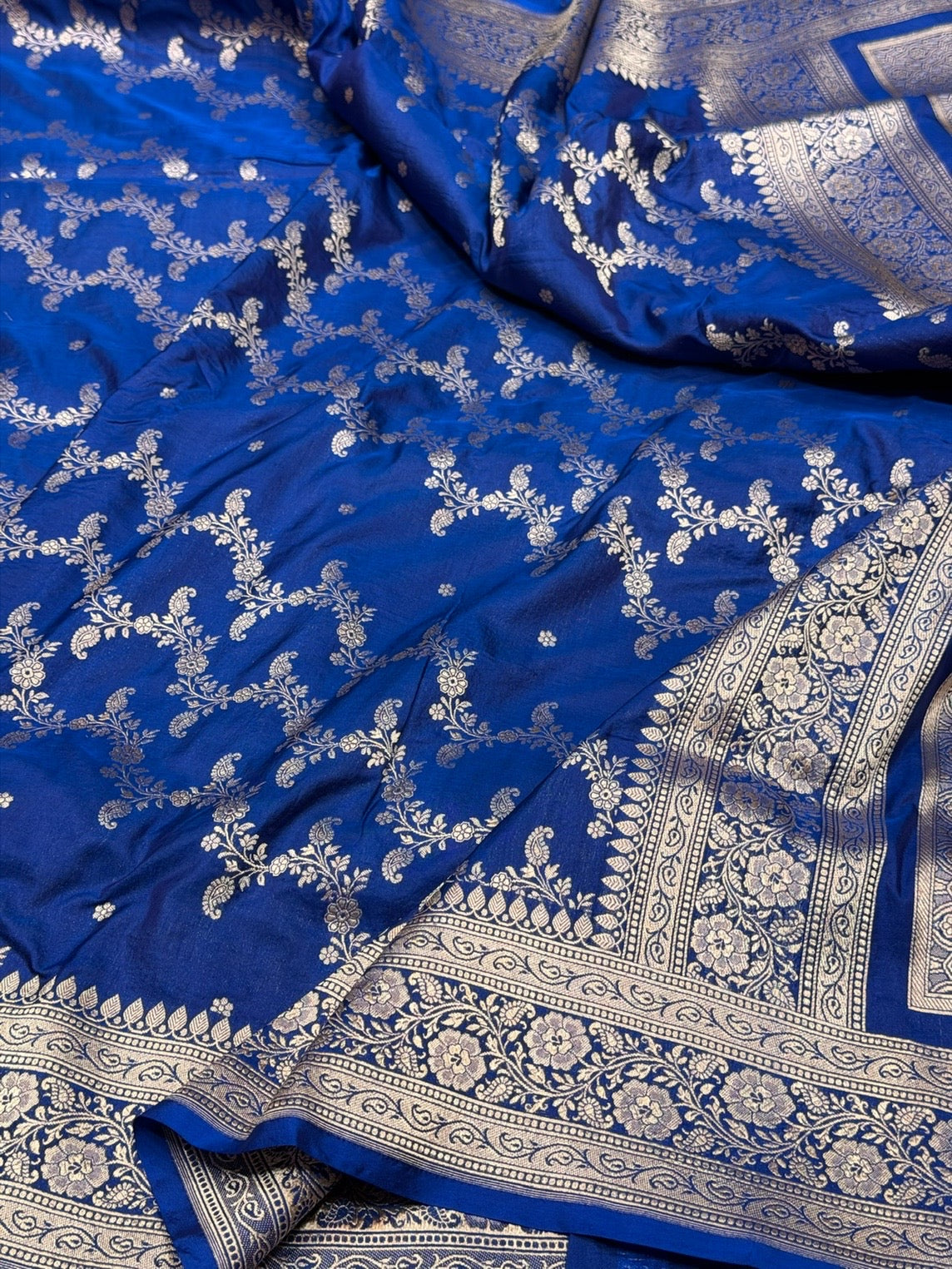 Banarasi Pure Katan Silk Saree | Pure Silk | Cutwork Technique | Banarasi Katan Silk Saree