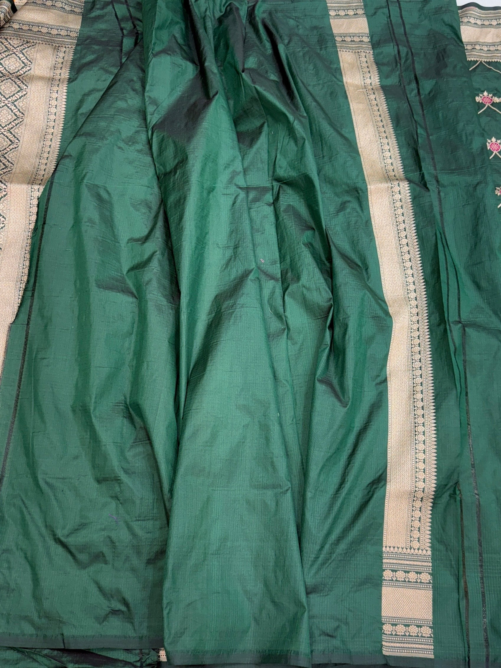 Yellow Banarasi Minakari Pure Katan Silk Saree | Pure Silk | Minakari Work | Cutwork Technique | Banarasi Katan Silk Saree