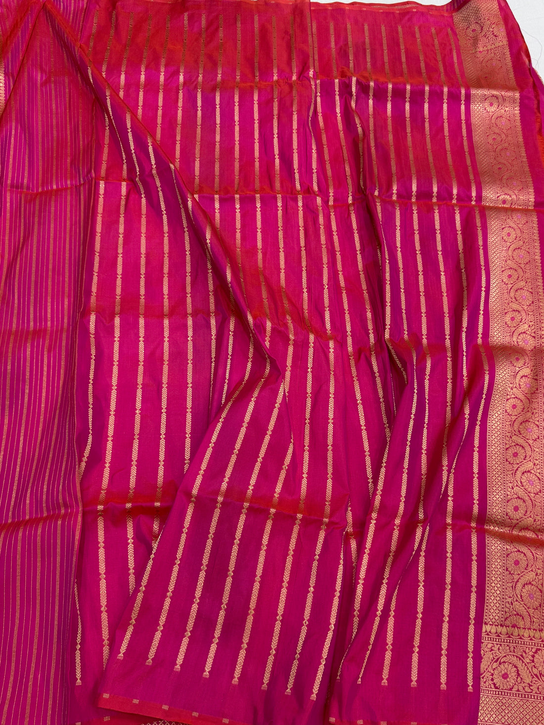 Banarasi Pure Rangkaat Silk Saree – Cutwork Weave in 100% Pure Katan Silk