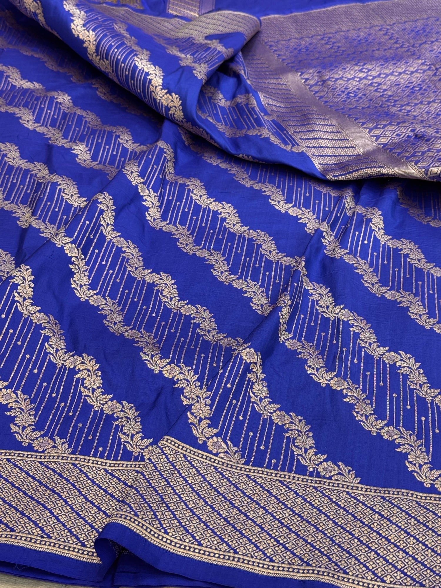 Banarasi Pure Katan Silk Saree | Pure Silk | Cutwork Technique | Banarasi Katan Silk Saree