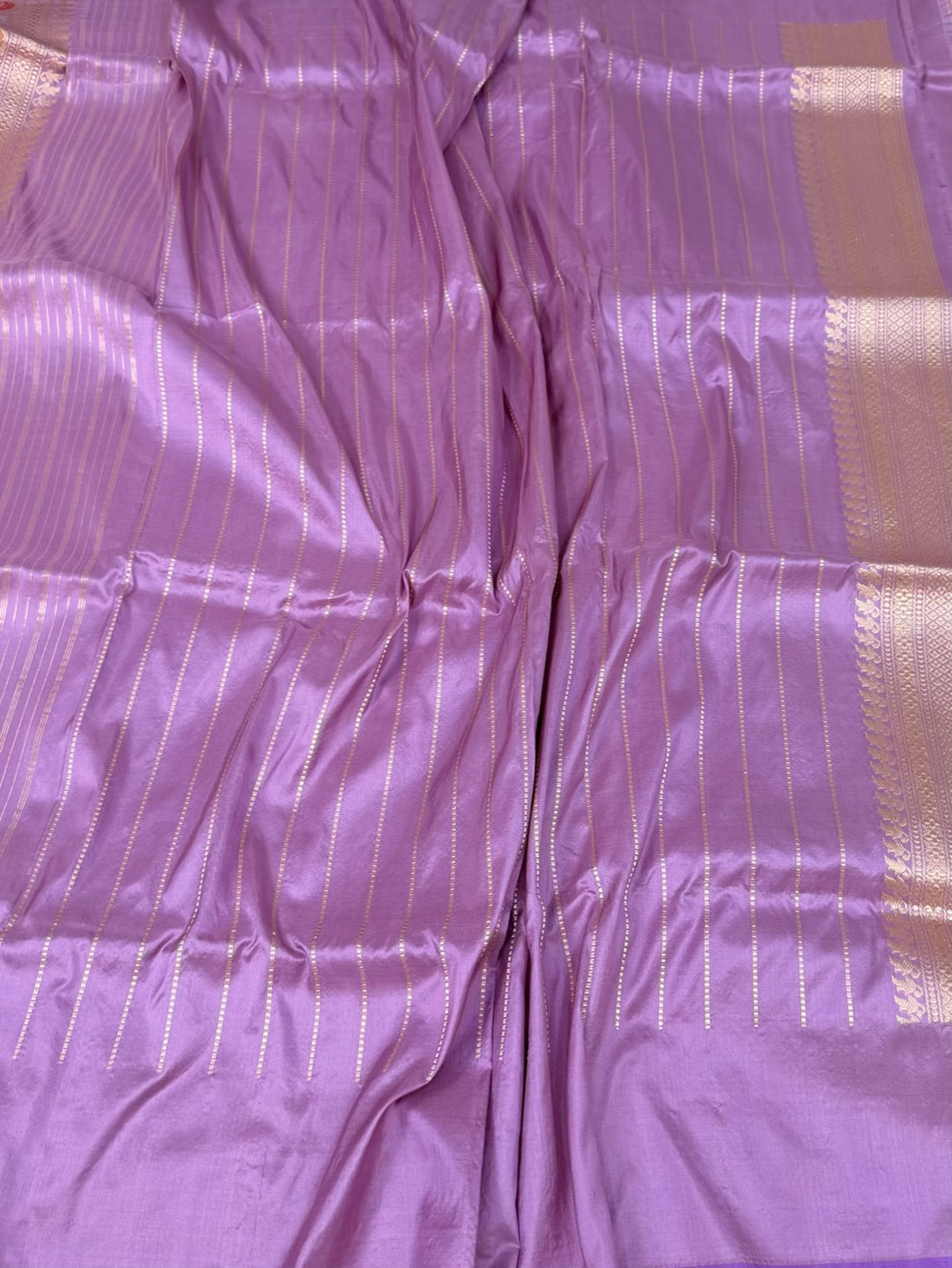 Mauve Handwoven Pure Banarasi Katan Silk Saree