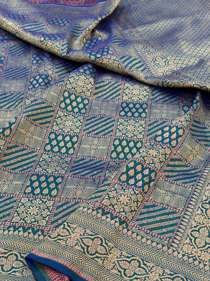 Banarasi Minakari Pure Silk Brocade Saree
