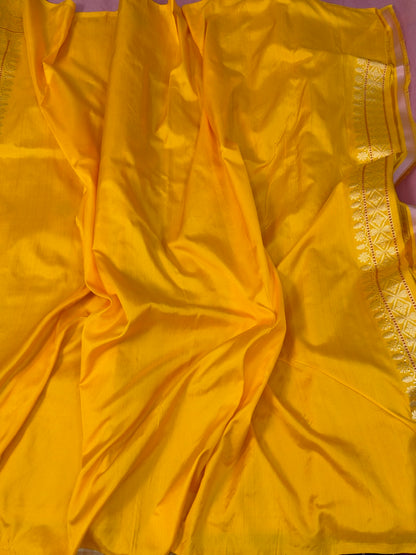 Baby Pink  Handwoven Pure Banarasi Ektara Organza Silk Saree