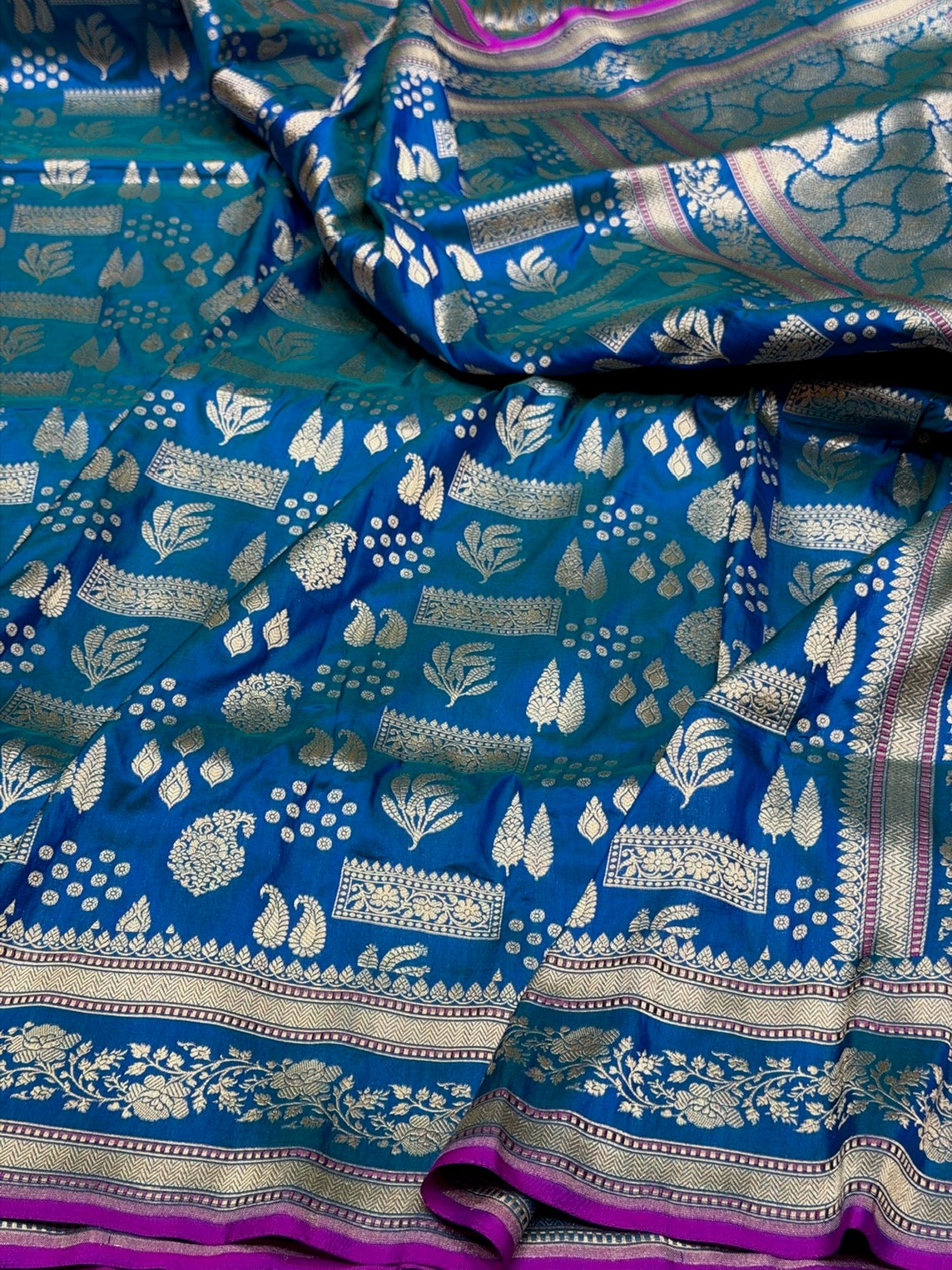 Banarasi Pure Katan Silk Saree | Pure Silk | Cutwork Technique | Banarasi Katan Silk Saree