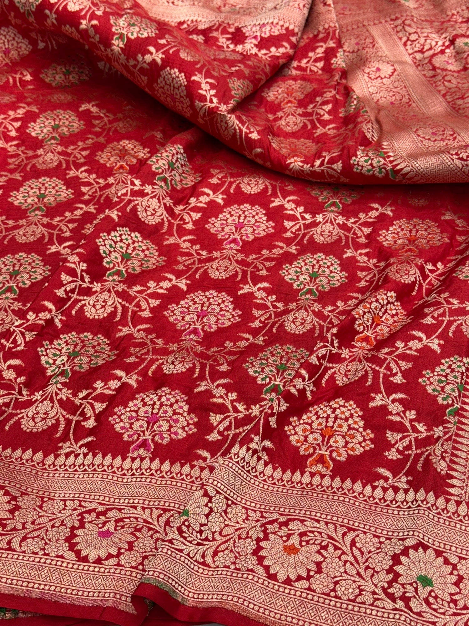 Banarasi Minakari Pure Katan Silk Saree
