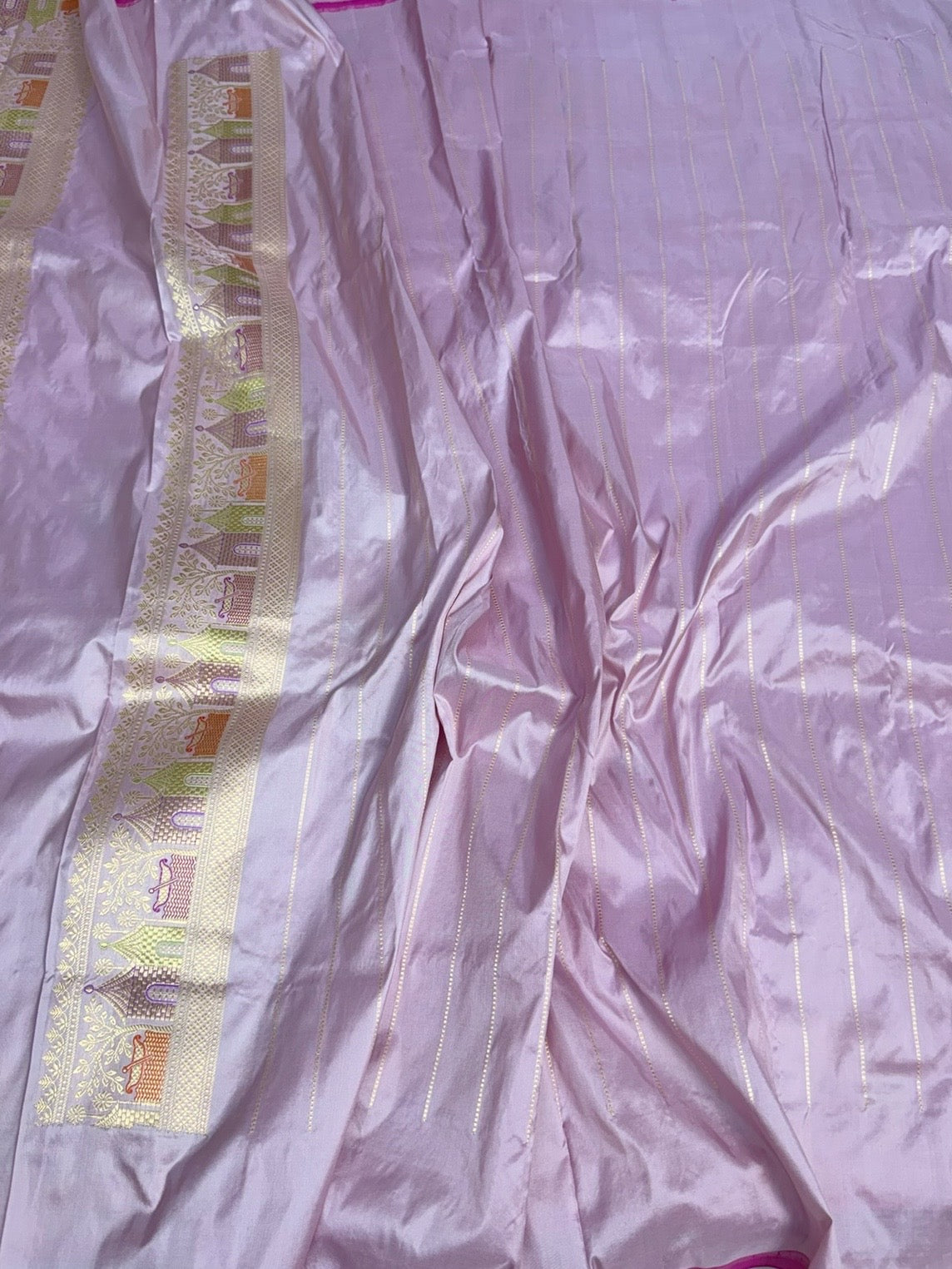 Mauve Handwoven Banarasi Pure Silk Saree