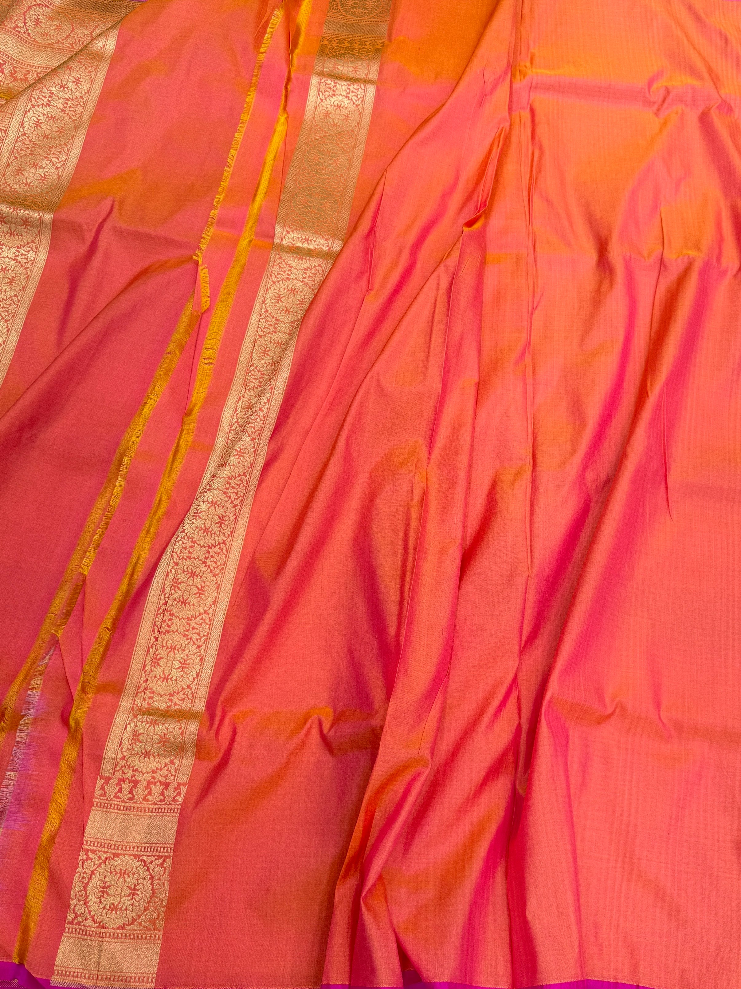 Banarasi Pure Silk Brocade Saree | 100% Pure Katan Silk with Minakari Work