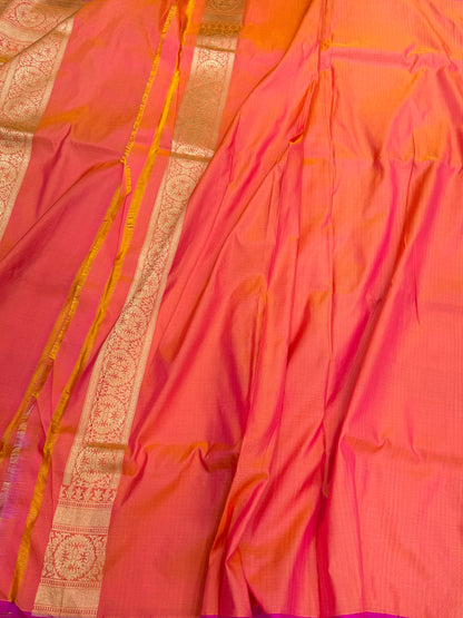 Banarasi Pure Silk Brocade Saree | 100% Pure Katan Silk with Minakari Work
