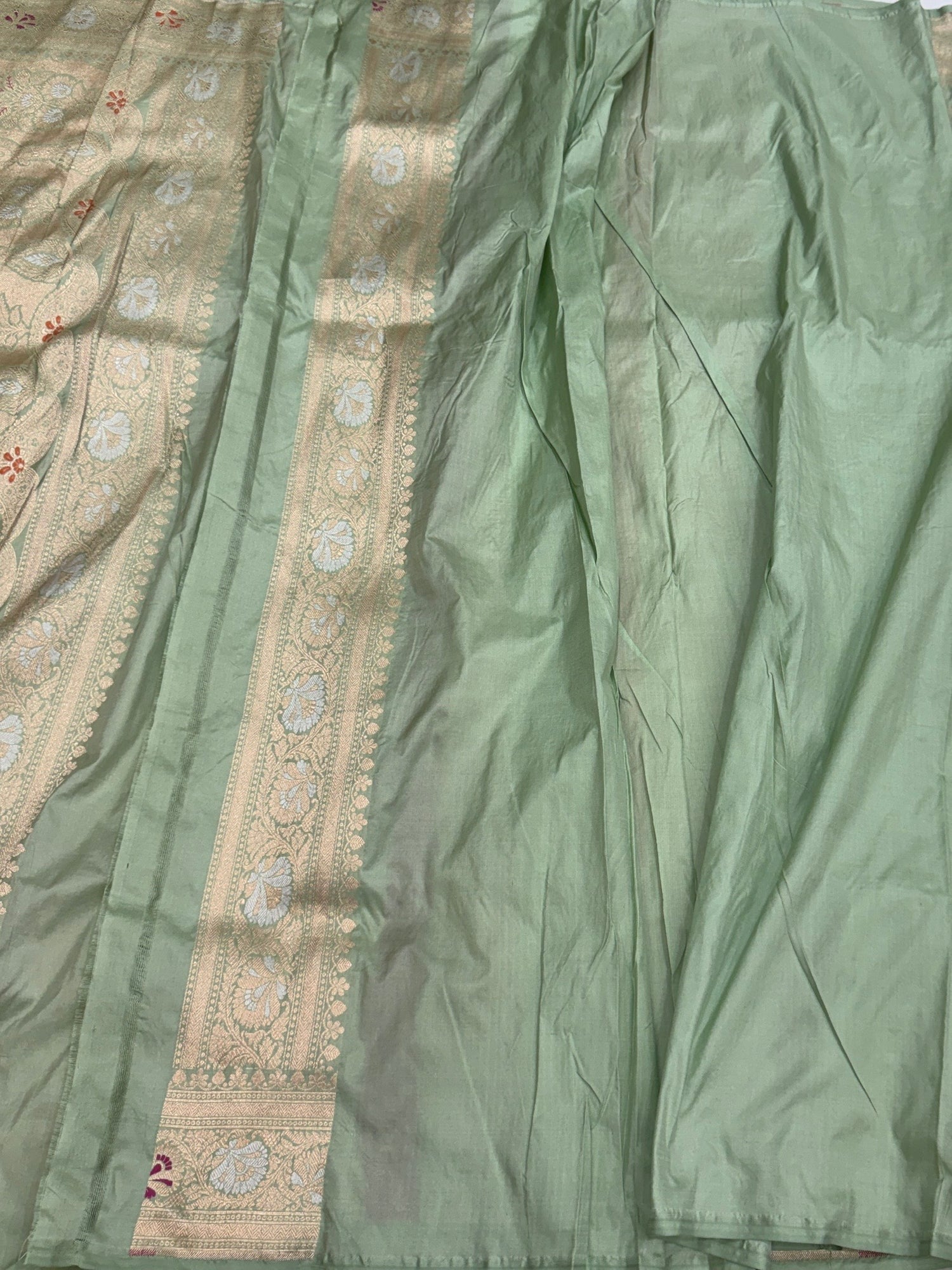 Banarasi Minakari Pure Katan Silk Saree | Pure Silk | Minakari Work | Cutwork Technique | Banarasi Katan Silk Saree