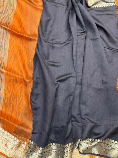 Printed Pure Organza Silk Saree