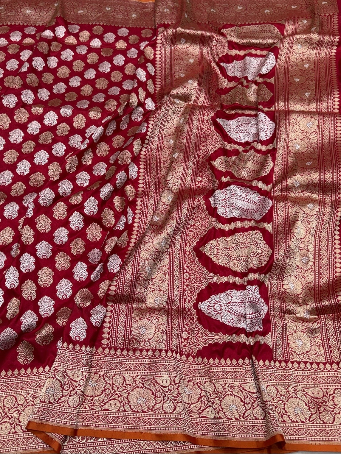 Red Handwoven Pure Silk Saree