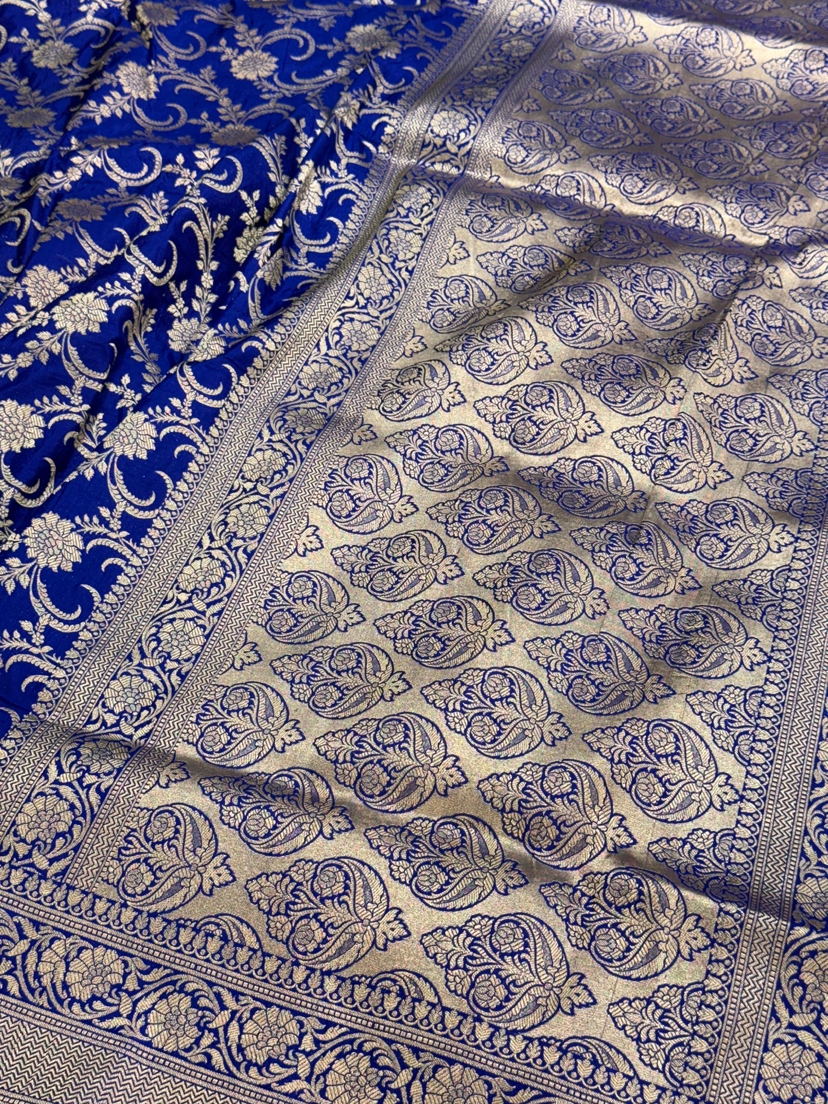 Banarasi Pure Katan Silk Saree | Pure Silk | Cutwork Technique | Banarasi Katan Silk Saree